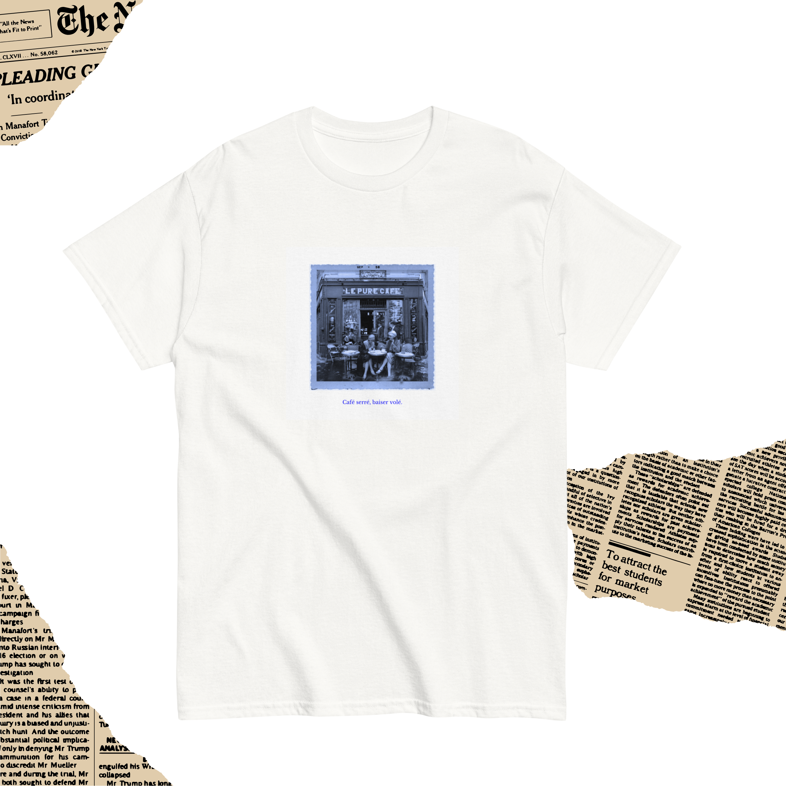 T-shirt - Café baiser